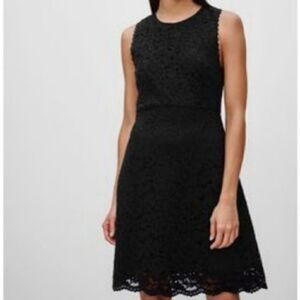 ARITZIA Babaton Black Lace Dress LBD Size 6